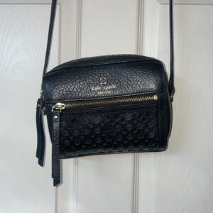 Kate Spade Black Leather Small Crossbody Bag